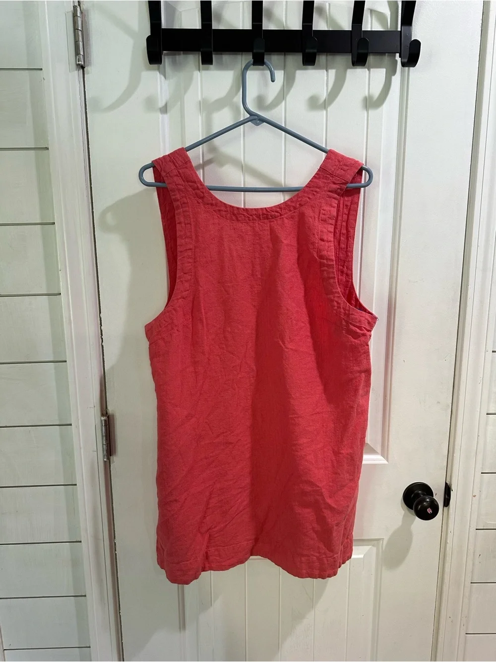 Free People Coral Red Linen dress